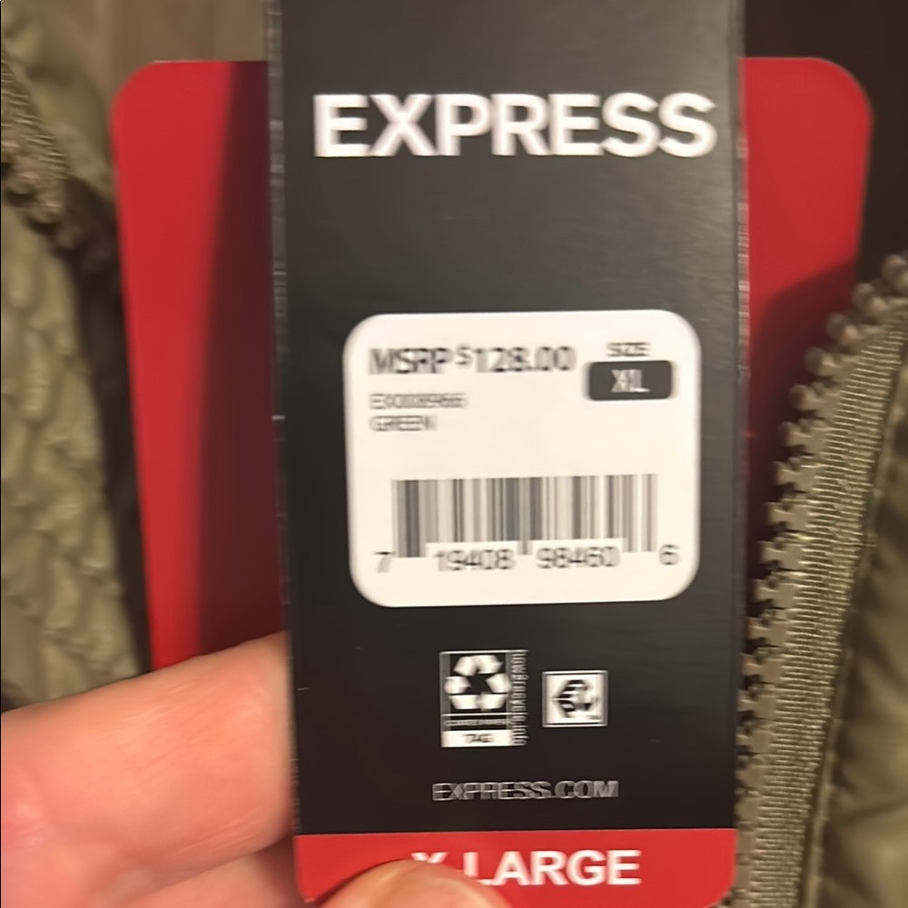 Express Green Jacket XL - Picture 2 of 10